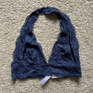 Pins and Needles Halter Neck Lace Bralette